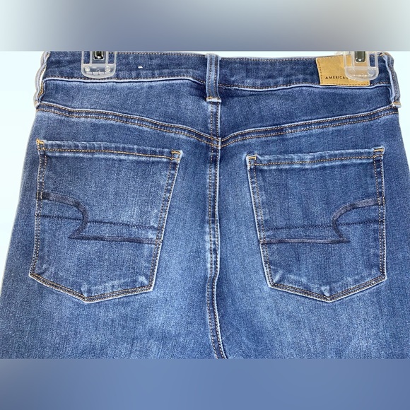 American Eagle dark wash skinny jean size 6 - Picture 4 of 6